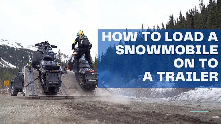 How to Load A Snowmobile onto a Trailer