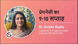 प्रेगनेंसी का 9-10 सप्ताह | Pregnancy Week by Week in Hindi | 3 Month Pregnancy | Dr Gunjan Gupta