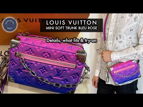 Louis Vuitton Light Blue Epi Mini Essential Trunk Bag