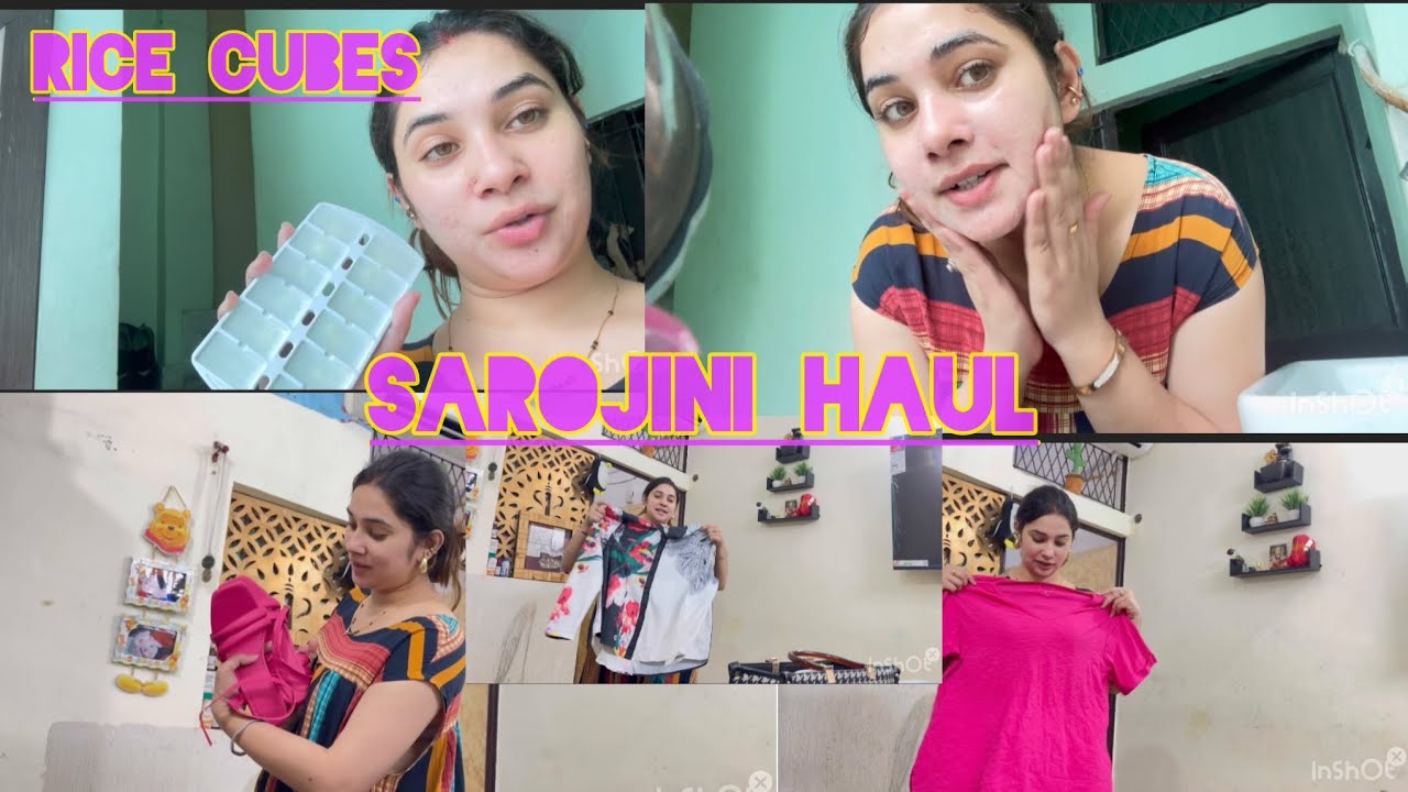Rice cubes for brighten skin|| SAROJANI HAUL🥰