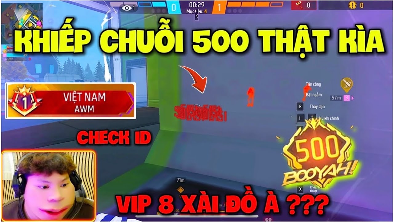K1 Vui Mừng Leo Thành Công Top 1 Awm VN Bằng Skin Nâng Cấp LV7” Gặp Chuỗi 500 TLHS 100% Và Cái Kết??