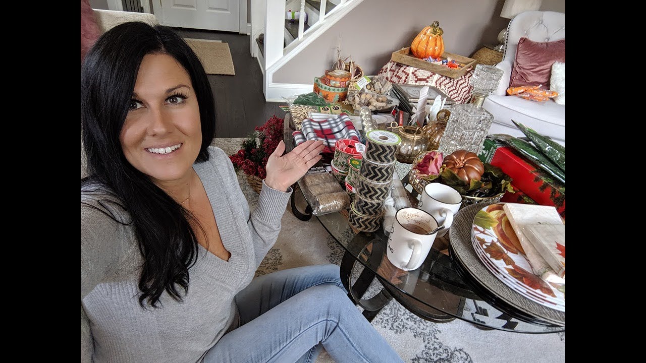 HUGE Dollar Tree Thanksgiving & Christmas HAUL - DIY Supplies