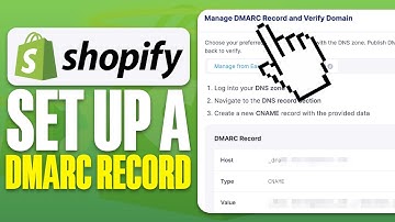 How To Set Up a DMARC Record for Shopify Store (2025)