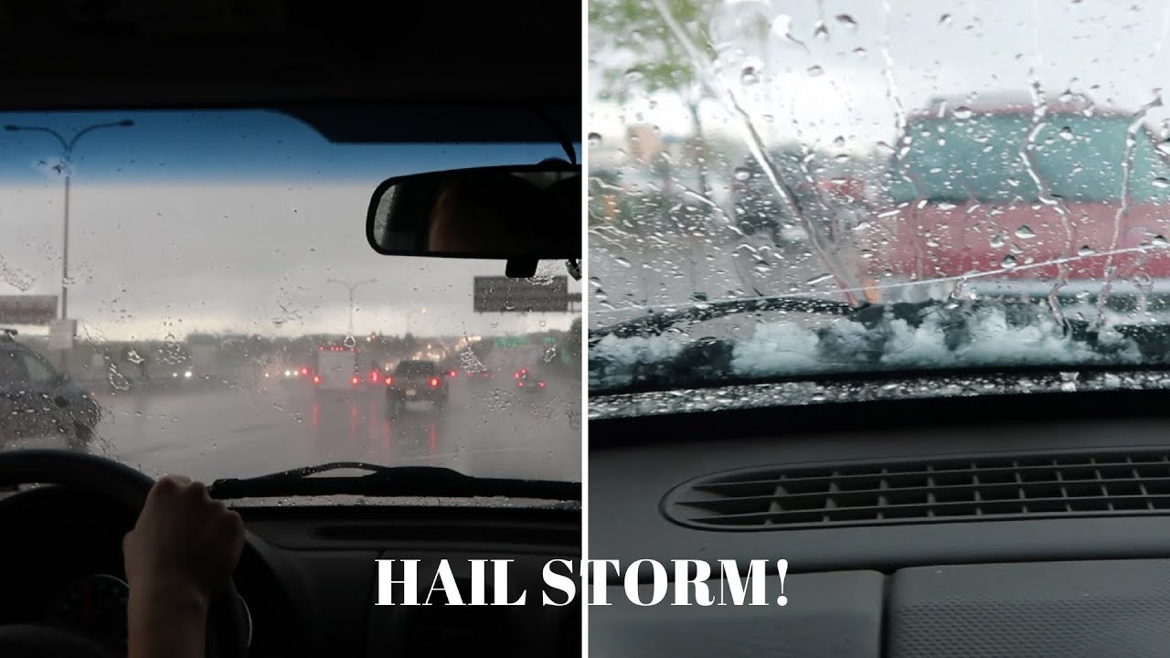 WE GOT STUCK IN A HAIL STORM - YouTube