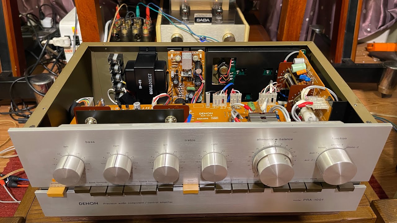 🔴Admire the dazzling interior of the PRE DENON PRA-1001 – what