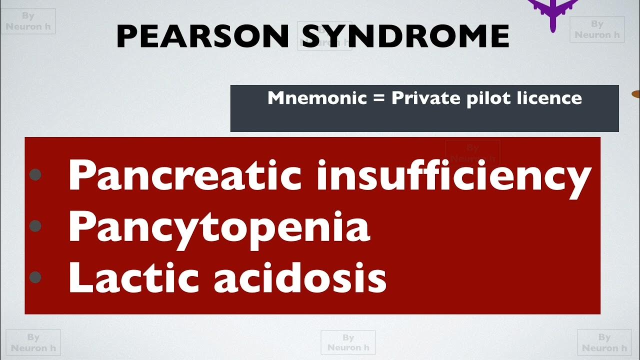 Pearson syndrome YouTube