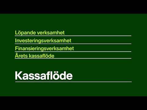 Video: Vad innebär negativt kassaflöde från finansieringsverksamheten?