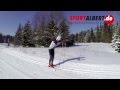 Cross-country skiing technique: Classic double-pole