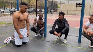 Strong 18 Year Old Working Out | 200 PUSH UPS - Shaq | Thats Good Money