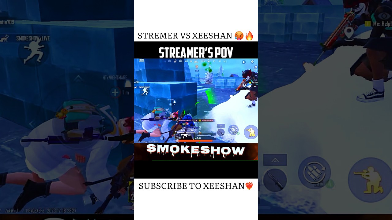 Streamer vs Xeeshan Gaming🗿🔥 