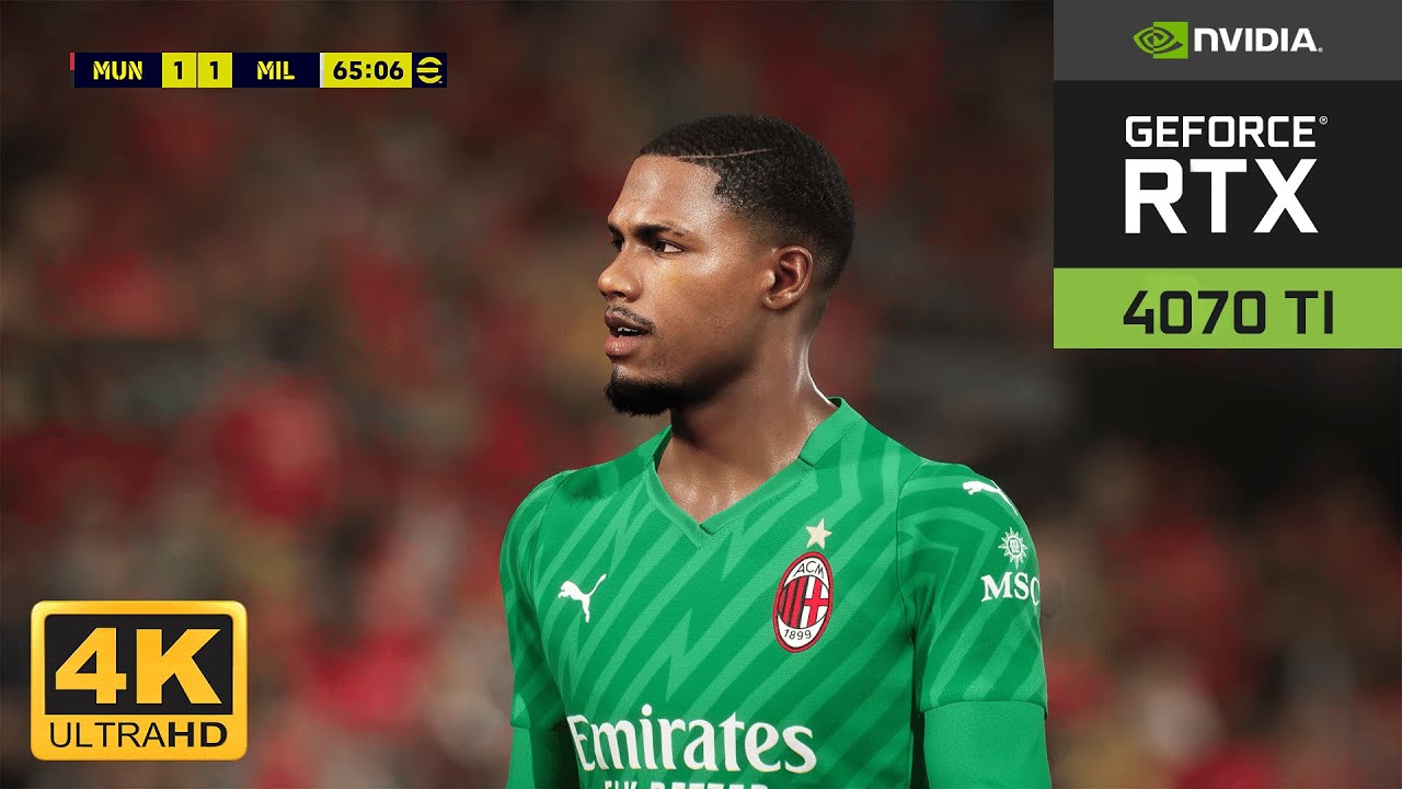 eFootball 2024 : RTX 4070 Ti Ultra Graphics 4K 60 FPS - YouTube