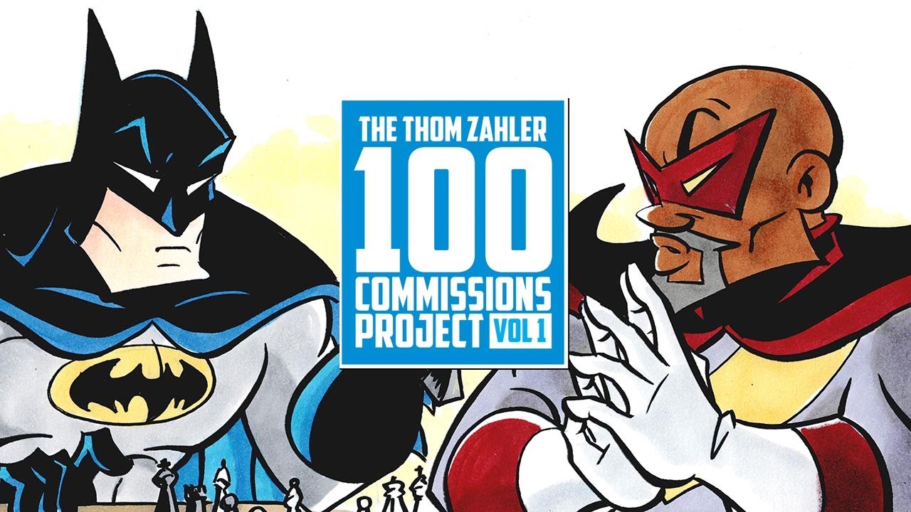 Thom Zahler 100 Commissions: Batman and Darkblade