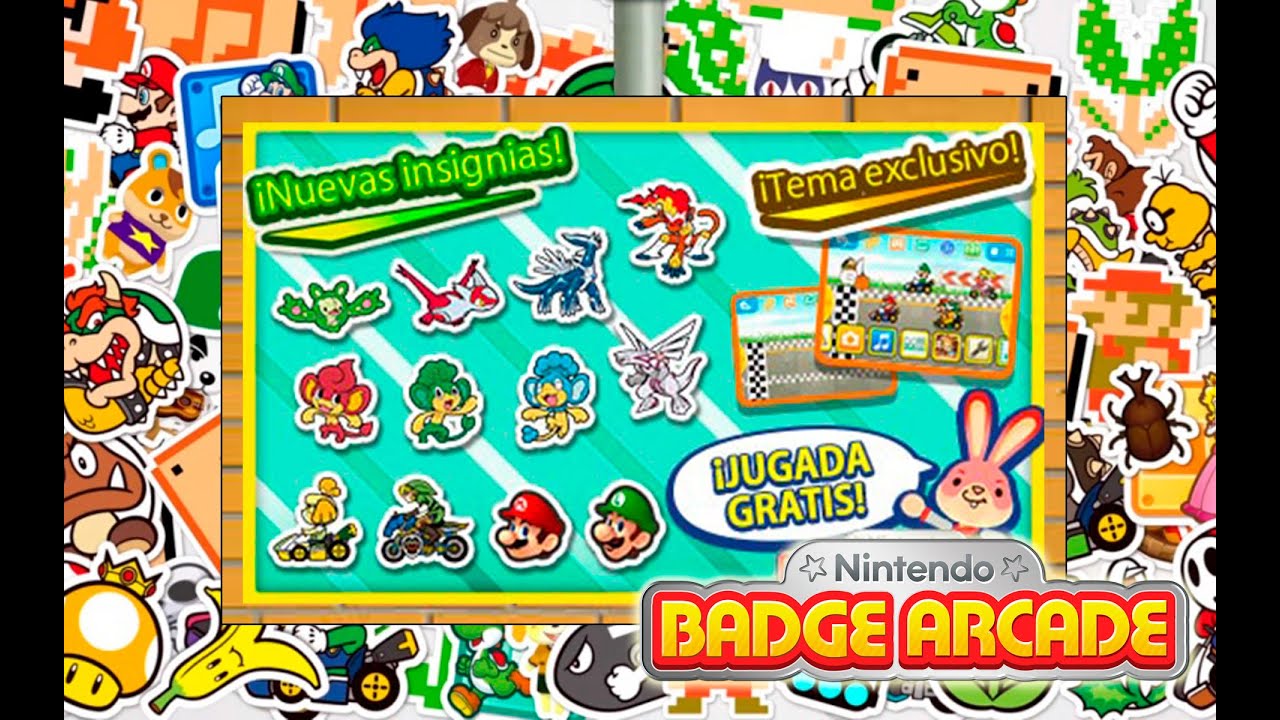 Nuevas insignias y actualización Nintendo Badge Arcade (Europa) YouTube