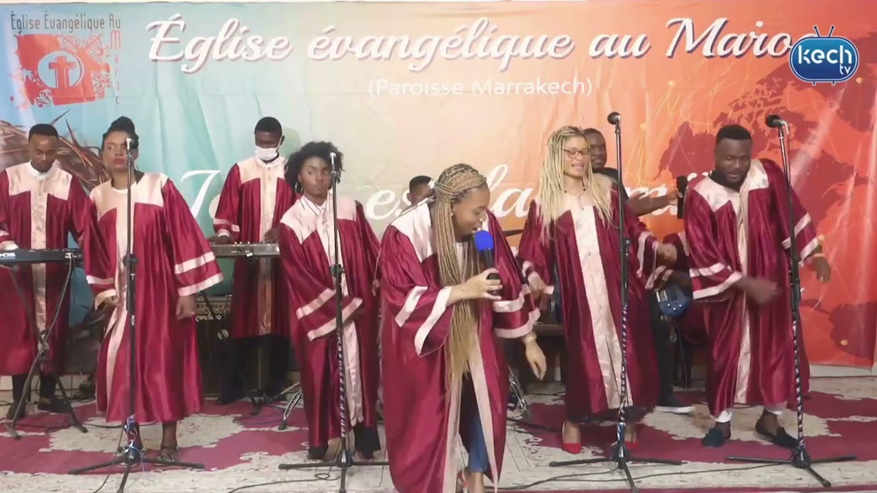 "5 MINUTES AVEC JÉSUS" en chanson avec "Aigle de Marrakech", chorale de l'E