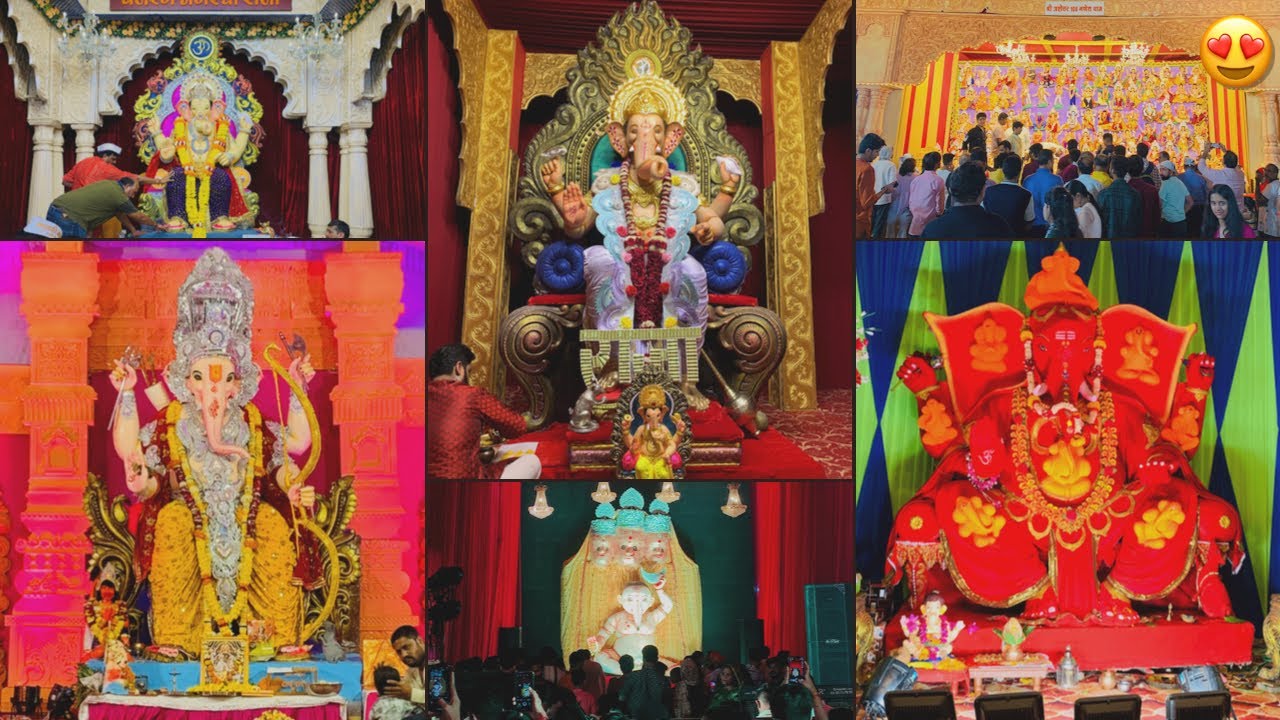 INDORE GANPATI DARSHAN 2023 | INDORE BIGGEST GANPATI MURTI & PANDAL | INDORE GANESH USTAV 2023