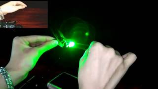 2000mW High Power Attacked Head Green Light Burning Laser Pointer