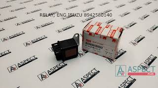 Glow Plug Relay Isuzu 8942580140 Genuine #isuzu #plug