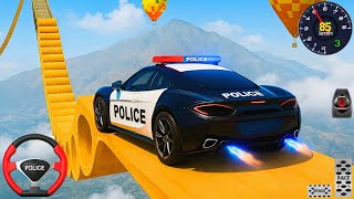 Police GT Cars Stunts Race 3D - Impossible Mega Ramp Cop Cars Driving : Android Gameplay #4 screenshot 1