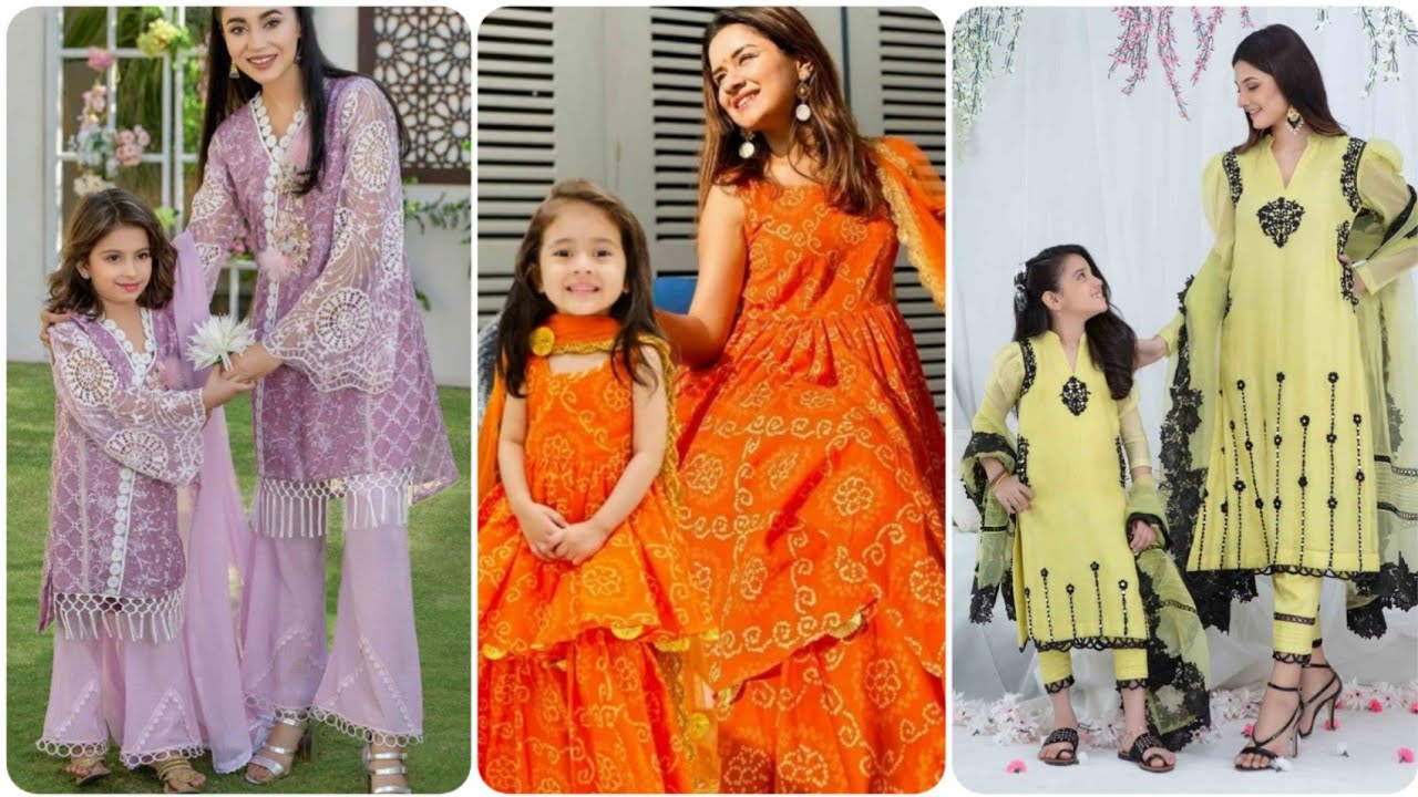 mother daughter same dress 2023 | mother and daughter matching outfits | style Insightly