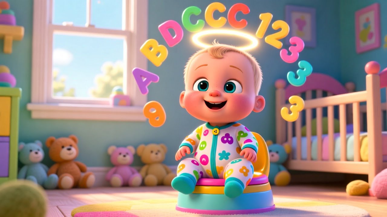 Pottytime Cheer with Baby 🚽🎶 Fun Learning Song for Kids | Potty Training Adventure