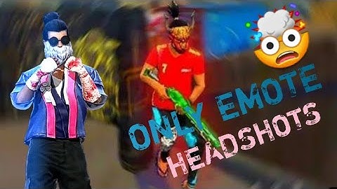 Only Emote Headshot | OP Headshot highlights | para Samsung a2,a3,a5,a10,a30,a50,j7, galaxy,1v1,1v4