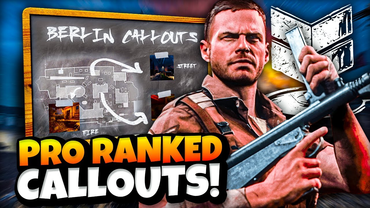 CDL PRO PLAYER Callouts for Berlin Hardpoint! | COD Vanguard RANKED PLAY