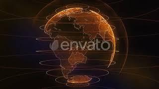 Hologram Of Earth | Motion Graphics - Envato elements