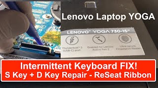 Lenovo Yoga 730 - 15 some keys not working Keyboard problem repair