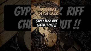 Gypsy jazz lick #guitar #music #fyp #tutorial  #gypsyjazzguitar