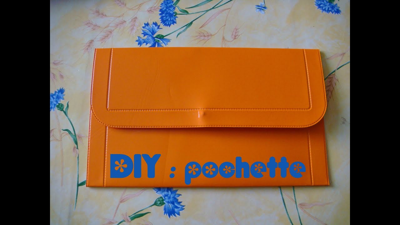 Diy Une Pochette A Partir D Un Set De Table Facile Rapide Sans Couture Youtube