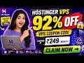 Hostinger Coupon Code KVM 2 VPS ₹3,835 OFF 😱 | 24 Month Deal (Live Proof)