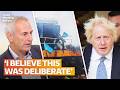 Fears that Boris Johnson's train was real target of brutal Russian drone attack