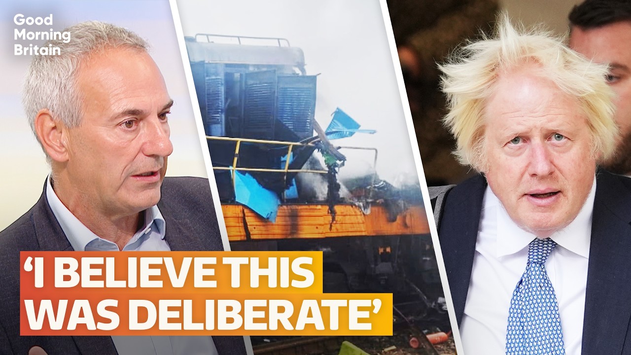 Fears that Boris Johnson's train was real target of brutal Russian drone attack