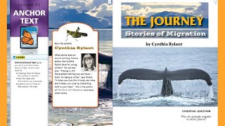 Journeys Lesson 22 For Third Grade The Journey Stories Of Migration