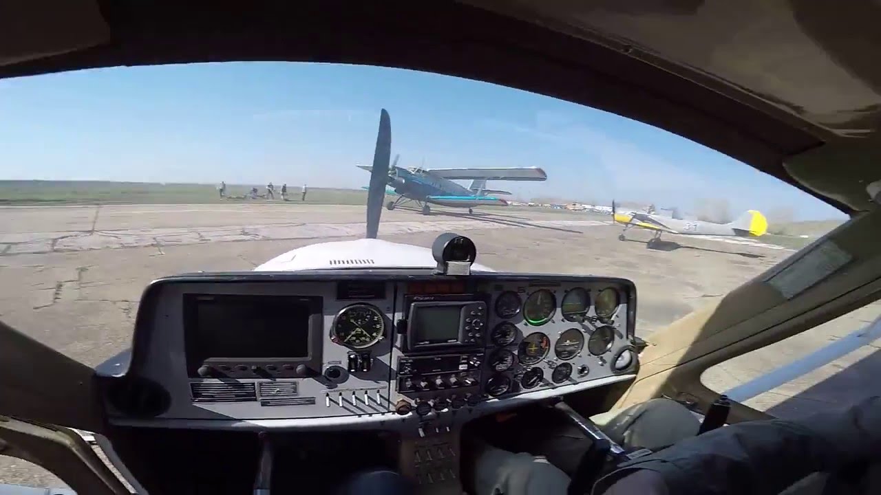 Ознакомительный полёт на А27 / Самара / Аэродром Бобровка - YouTube