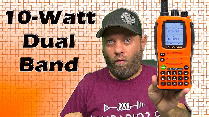 Wouxun KG-UV9D MATE 10-Watt Dual Band Ham Radio Unboxing