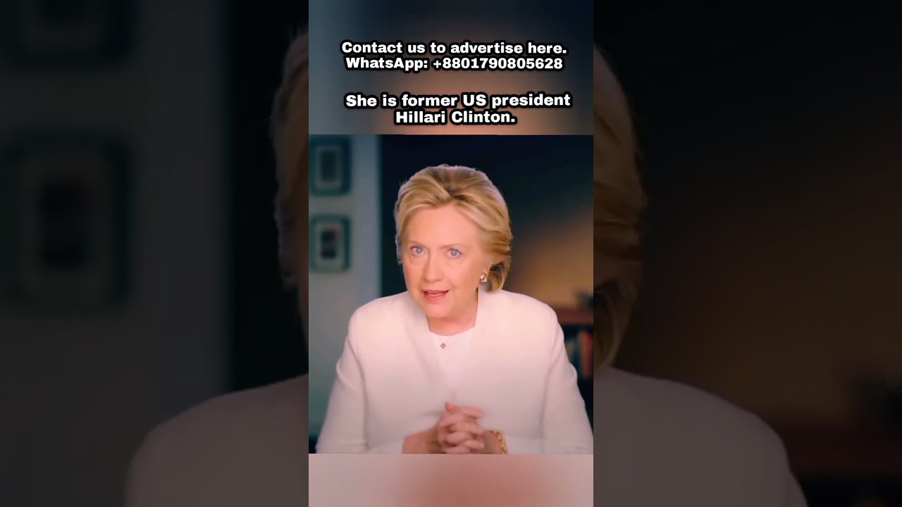 US former president Hillari clinton. 