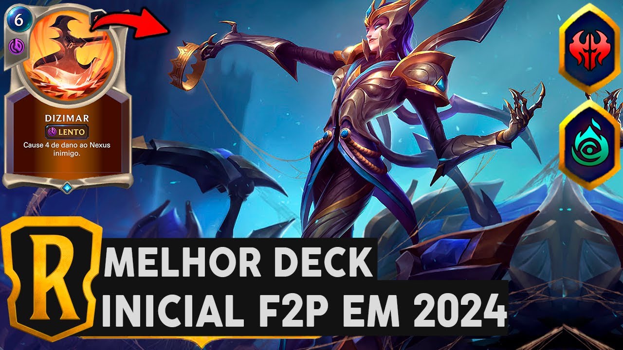 MELHOR DECK PARA COMEÇAR BEM NO LOR EM 2024 🕷 🏆 F2P PODEROSO | ELISE DECK | LEGENDS OF RUNETERRA