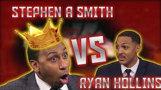 STEPHEN A SMITH VS RYAN HOLLINS: RYAN HOLLINS EXPOSED