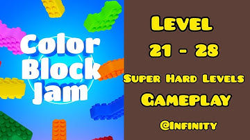 Color Block Jam Game / Level  21 - 28 /Gameplay walkthrough