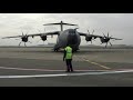 Démarrage des moteurs d'un Airbus A400M