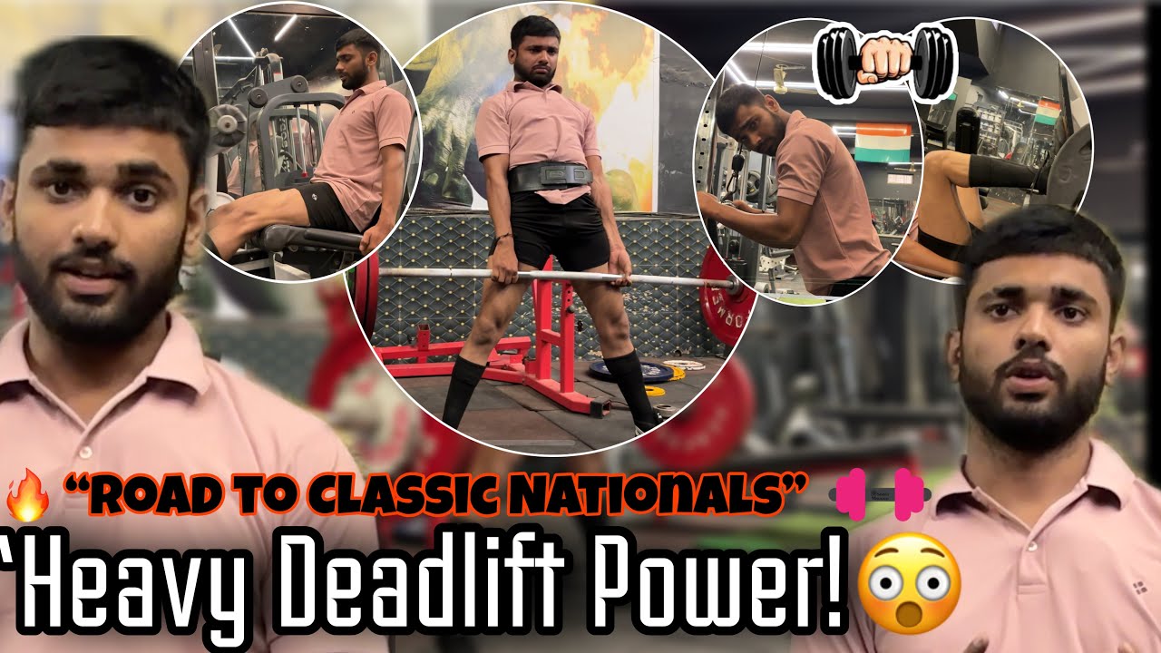 Deadlift Workout & Classic National Prep | Shera Powerlifting & Vlogs 🔥