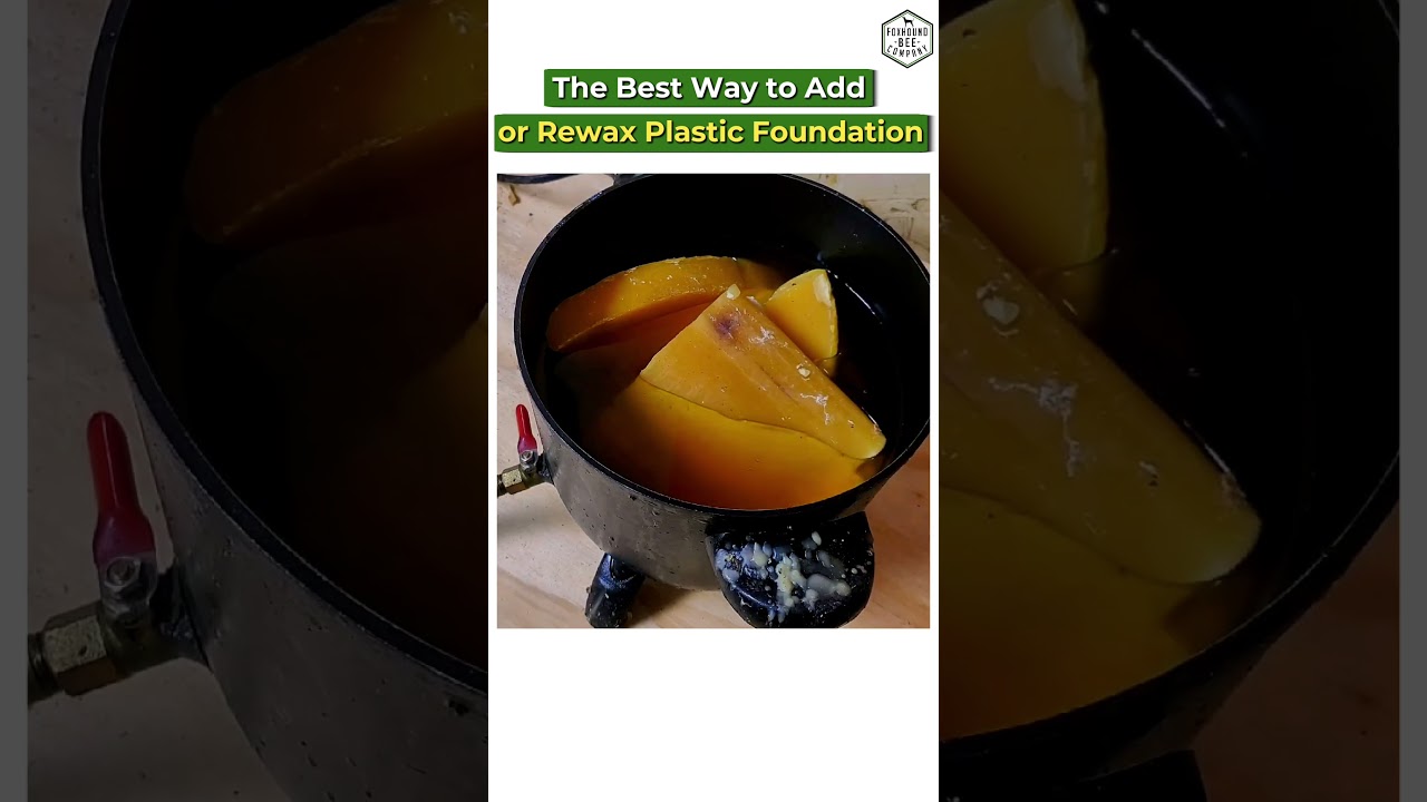 The Best Way to Add or Rewax Plastic Foundation