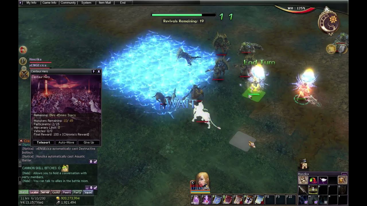 Atlantica Online Centaur Hero raid 155 duo