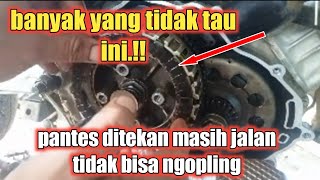 Kopling Jupiter MX Keras‼️ Ditekan Masih Jalan@Manroe chanel
