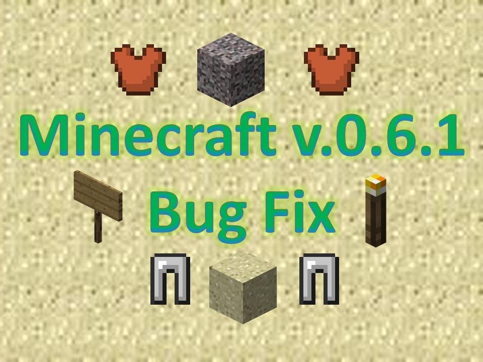 Minecraft Pocket Edition v0.6.1 bug fix - YouTube