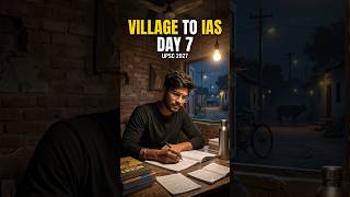 Village To IAS|| DAY 7 of my consistency challenge #upsc #upscvlog #upscpreparation