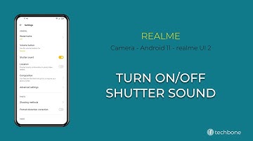 How to Turn On/Off Shutter Sound - realme [Android 11 - realme UI 2]
