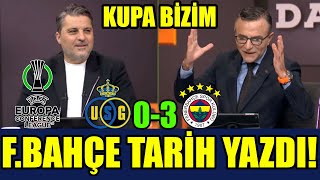 FENERBAHÇE AVRUPAYI DAĞITTI! SAINT GILLOISE NEYE UĞRADIĞINI ŞAŞIRDI! FENER KUPAYA GÖZ KIRPIYOR