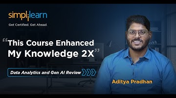 Simplilearn Reviews | How Data Analytics & AI Boosted Aditya